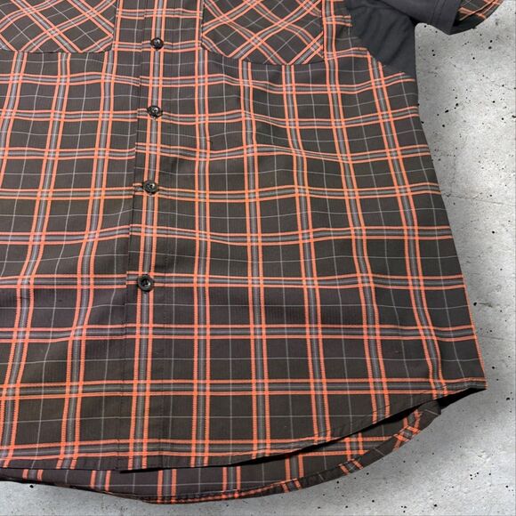 Harley-Davidson Genuine Motor Clothes Performance Plaid Shirt Men’s Size Large - Picture 5 of 14